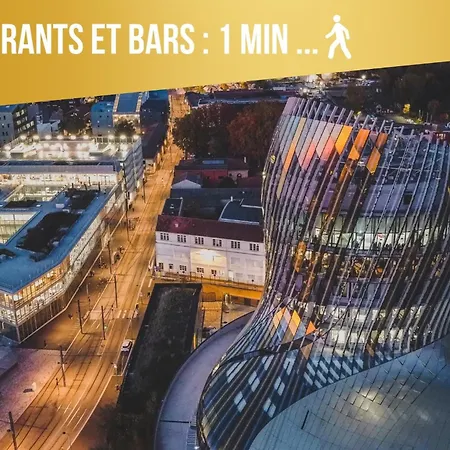 Apartment Self Checkin - Parking - Wifi Fibre - Kitchen - Center - Le Harison By Superbordeaux